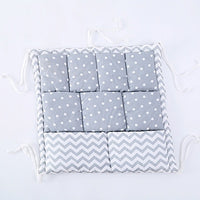 Foldable bedside organizer for baby crib
