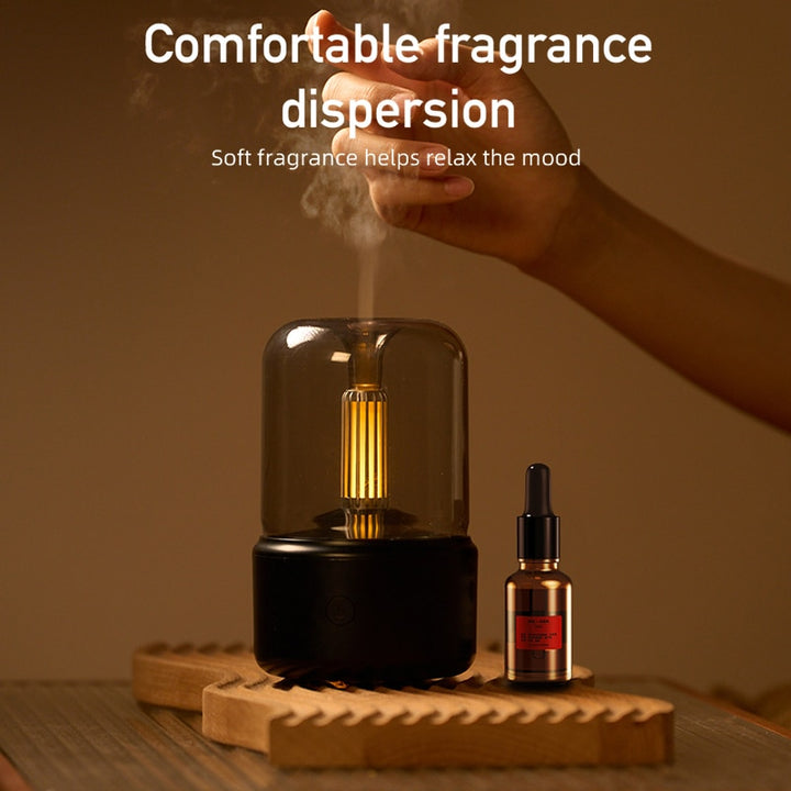 Ambient lighting with mist maker