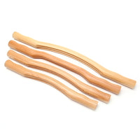 Wooden neck and shoulder massager