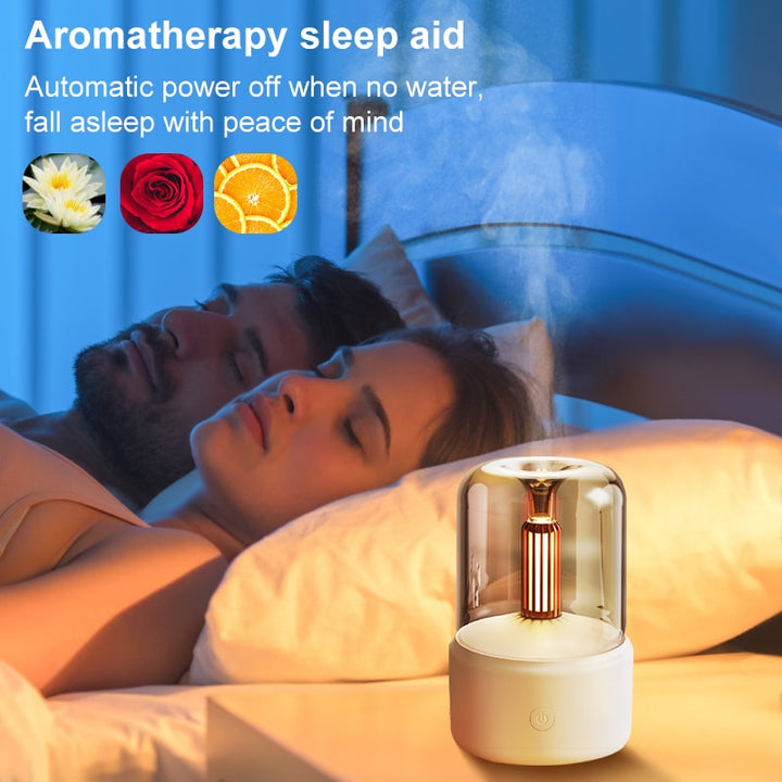 Ambient lighting with mist maker