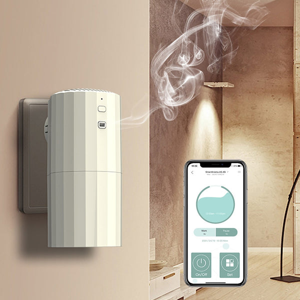 Smart home fragrance device