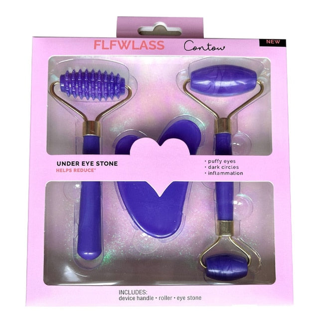 Resin roller massager for face and body