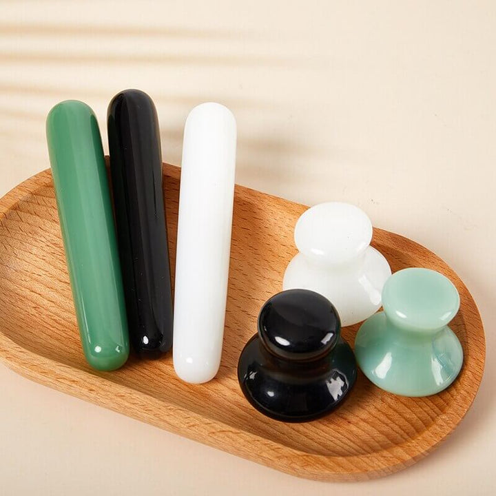 Mushroom-shaped Gua Sha scraping tool massager