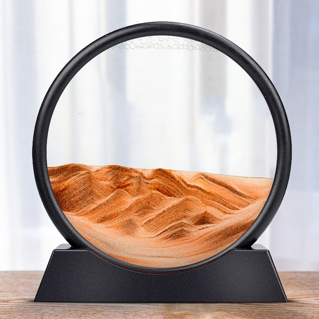 Deep Sea Sandscape in Motion - Desktop Decor