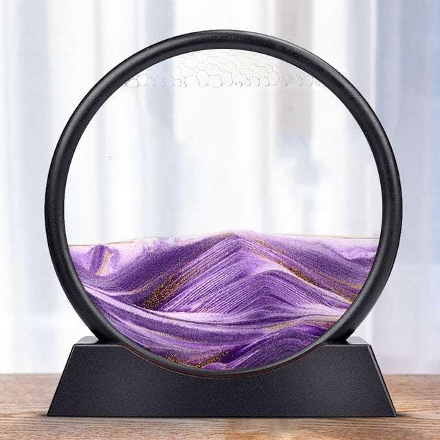 Deep Sea Sandscape in Motion - Desktop Decor