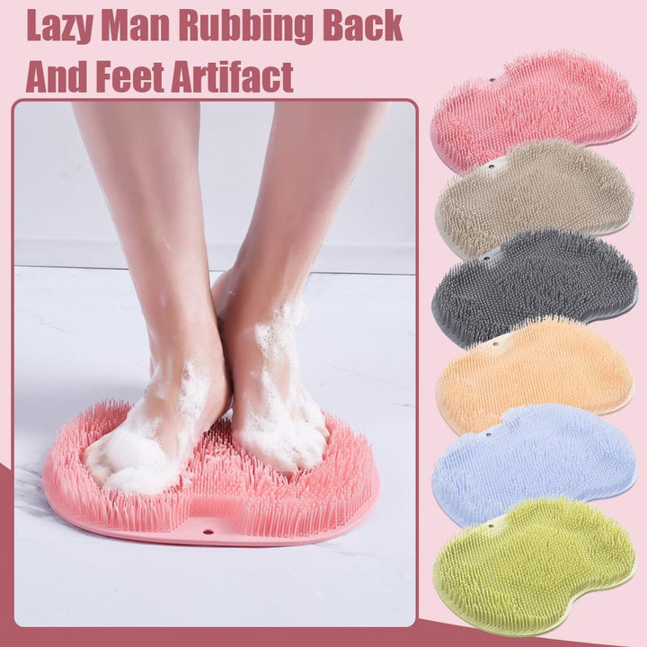 Foot Mat Shower Scrubber - Multi-functional Design