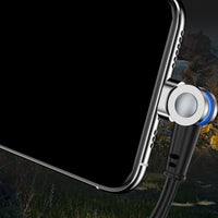 Magnetic cable in use
