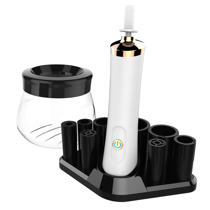 Electric makeup brush cleaner product animation