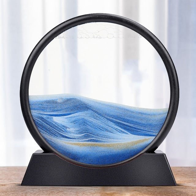 Deep Sea Sandscape in Motion - Desktop Decor