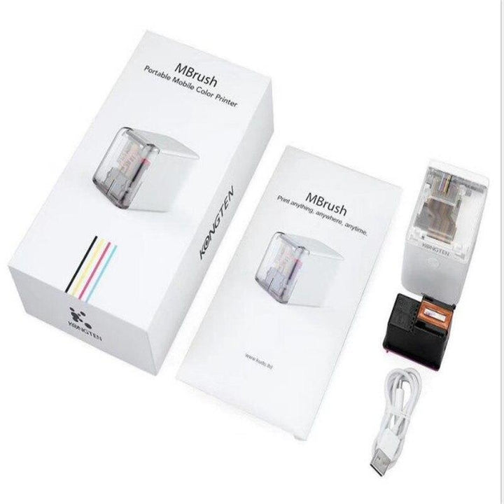 Bluetooth Mini Handheld Color Inkjet Printer Front View