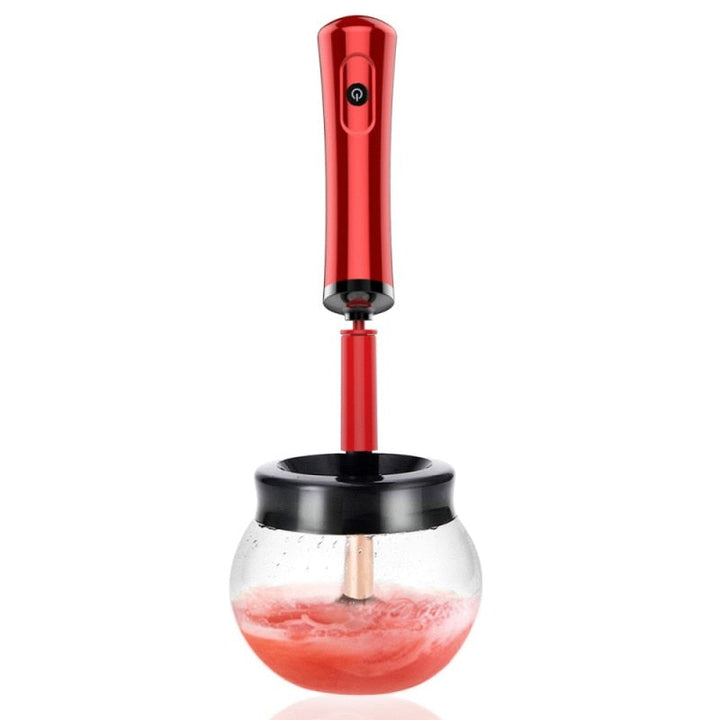 Electric makeup brush cleaner product animation