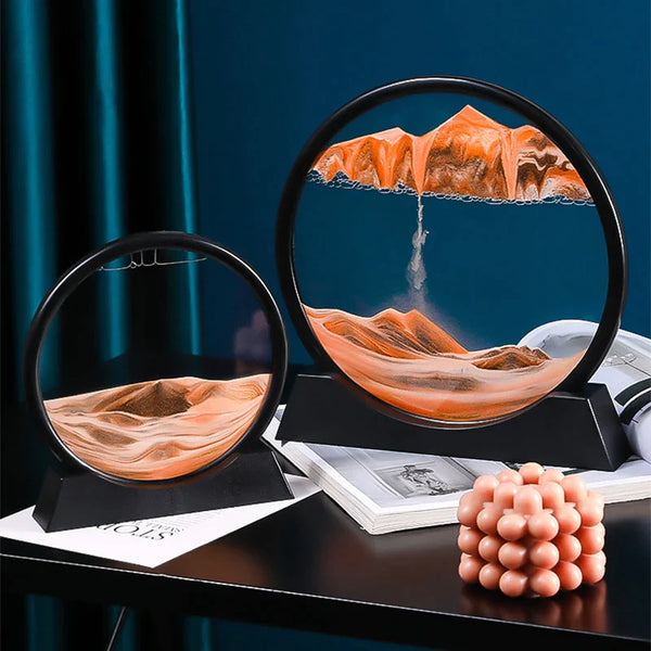Deep Sea Sandscape in Motion - Desktop Decor