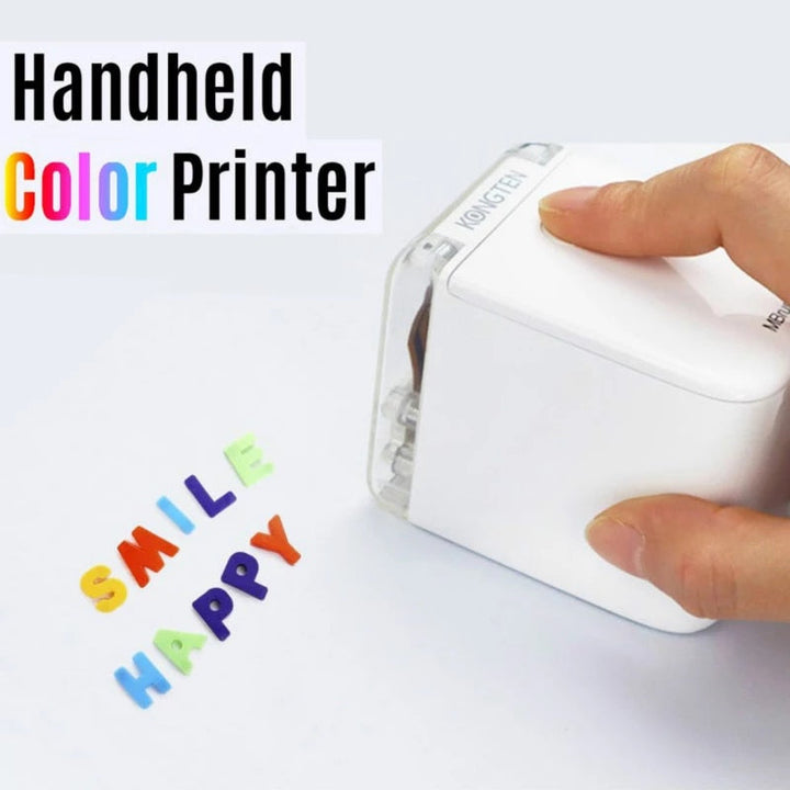 Bluetooth Mini Handheld Color Inkjet Printer Front View