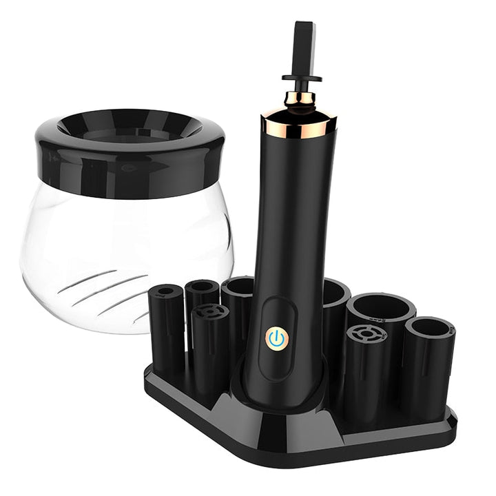 Electric makeup brush cleaner product animation