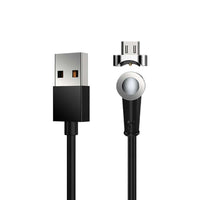 Magnetic cable in use