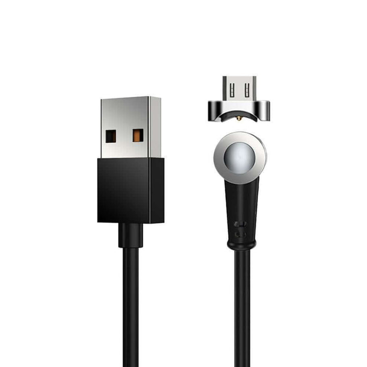 Magnetic cable in use