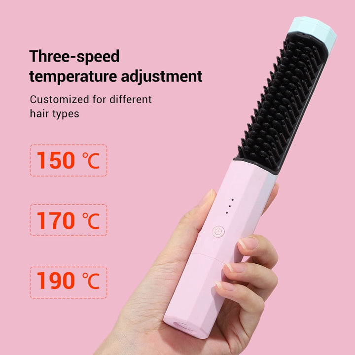 Hair straightener product animation