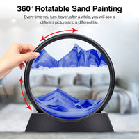 Deep Sea Sandscape in Motion - Desktop Decor